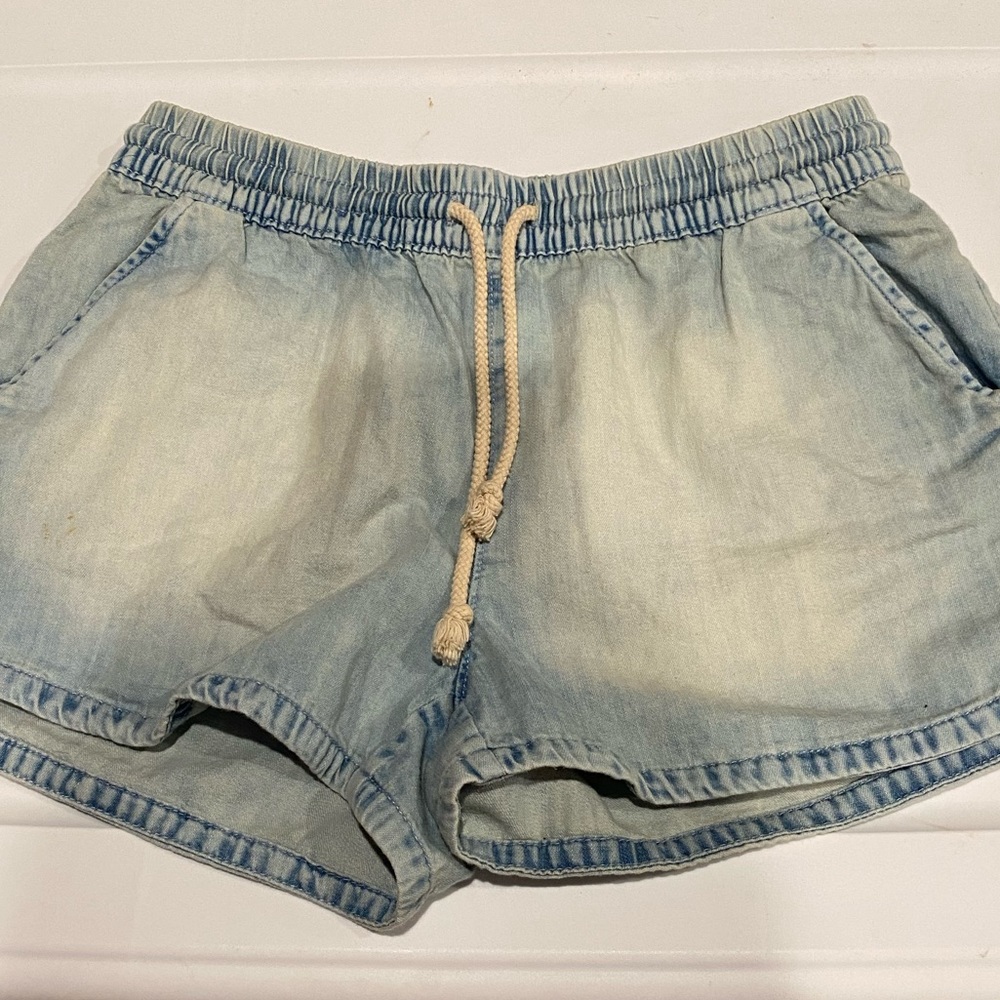 American Eagle Draw String Soft Jean Shorts